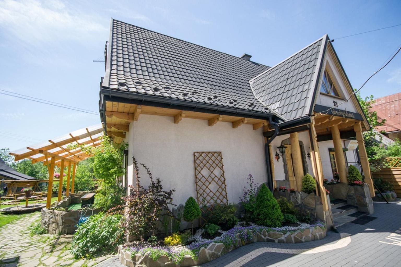 Ciukrowa Chatka Sauna & Jacuzzi 波罗宁 外观 照片