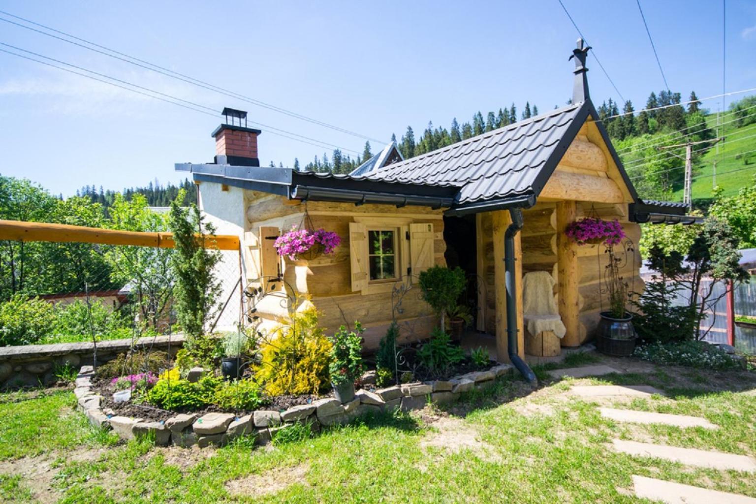 Ciukrowa Chatka Sauna & Jacuzzi 波罗宁 外观 照片