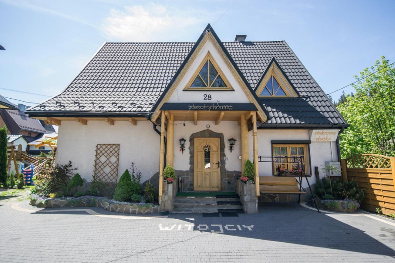 Ciukrowa Chatka Sauna & Jacuzzi 波罗宁 外观 照片