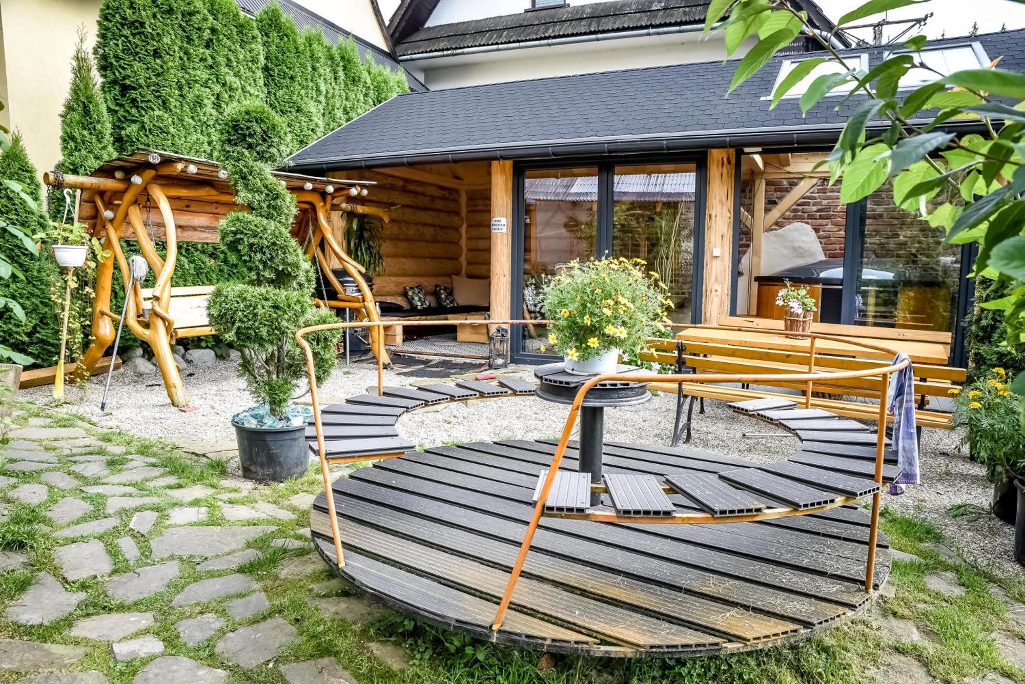 Ciukrowa Chatka Sauna & Jacuzzi 波罗宁 外观 照片